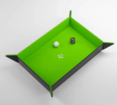 Gamegenic Dice: Magnetic Dice Tray Rectangular Green Black GGS60054